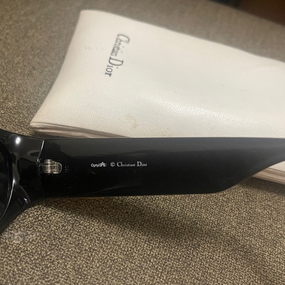 Christian Dior 2999 94F sunglasses, black frame and iconic silhouette VINTAGE - Picture 4 of 6